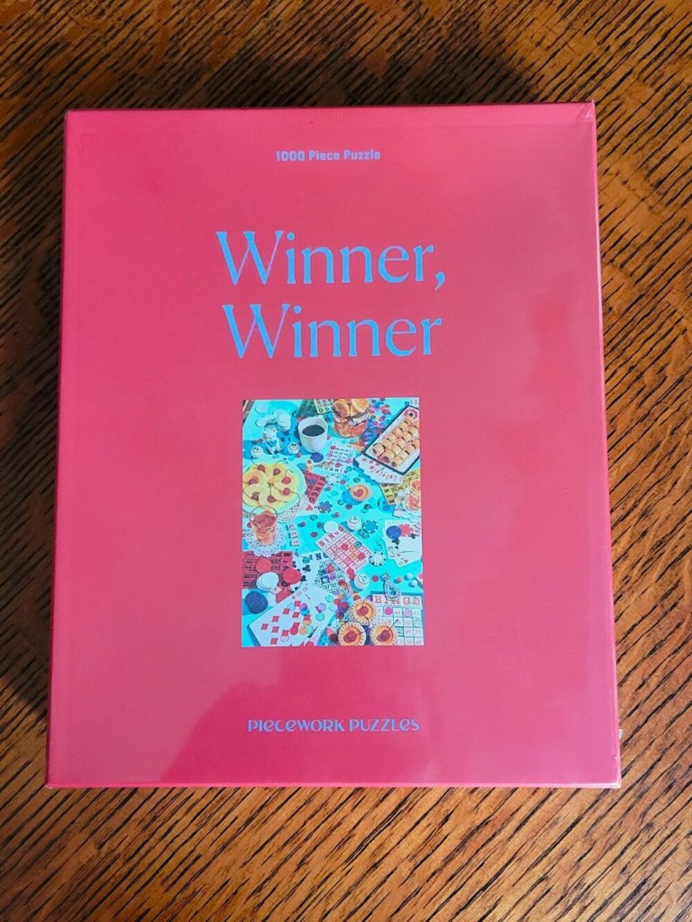 Brand New!  Piecework Puzzles 1000pc Winner,Winner jigsaw puzzle